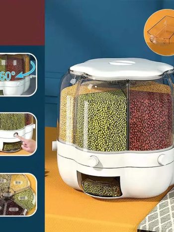 12kgs Six Point Circular Cereal Storage Box