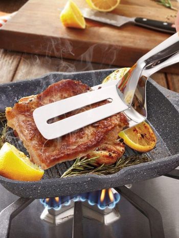 2 in 1 Stainless Steel Spatula / Tongs