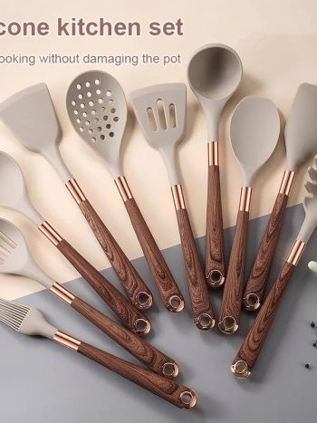 11Pcs Silicone Spoons Set