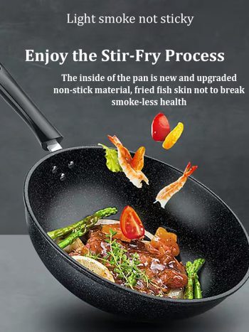 30cm Maifan Non Stick Frying Pan/ Wok Pan