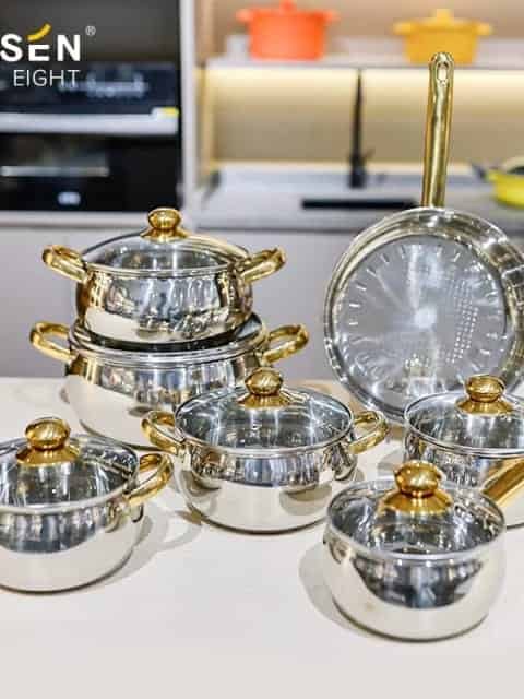 7pcs Stainless Steel Serving Bowls