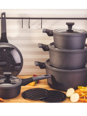 Edenberg 12pc Cookware Set-EB 5641