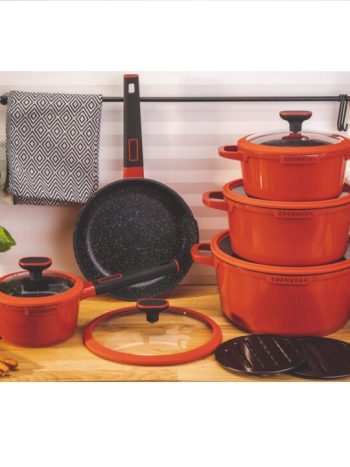 Edenberg 12pcs Marble Cookware Set Eb-5647