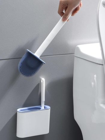 2 in 1 Toilet Cleaning Brush With a Holder