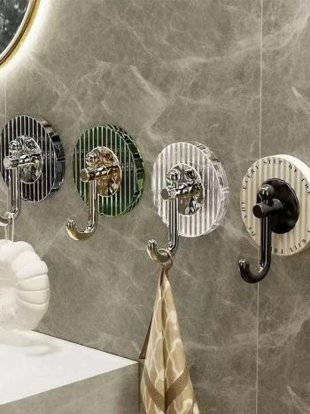 4pcs Punch-Free Wall Hanging Hooks