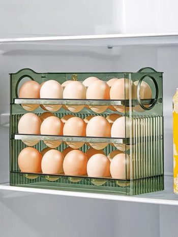 Autoflip Fridge Egg Storage Plastic Box