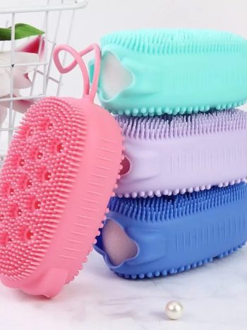 Double Sided Silicone Bubble Body Brush