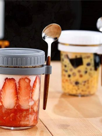 350ml Breakfast Cup/ Oatmeal Jar