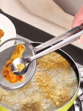 Multi-functional Oil Filter Spoon With Clip