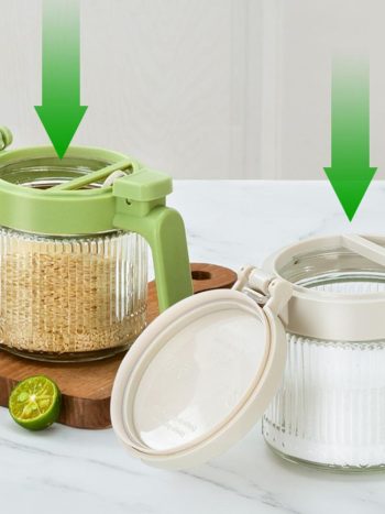 Moisture-Proof Transparent Seasoning Jar