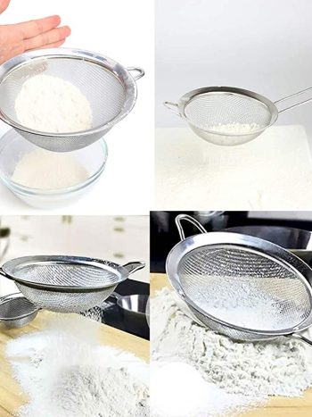 Kitchen Wire Mesh Sieve Flour Stainless steel