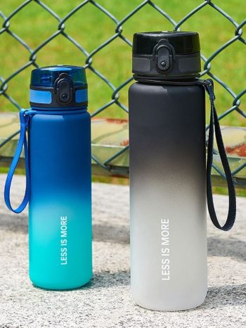 500ml Multi-Colored Motivational Water Bottles