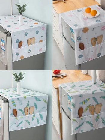 Fridge cover with Storage bags