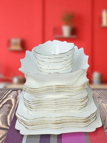 26Pcs Glass Dinner Set