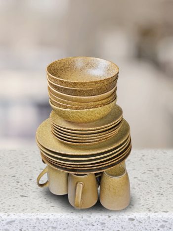 24Pcs Marble Ceramic Dinner Set