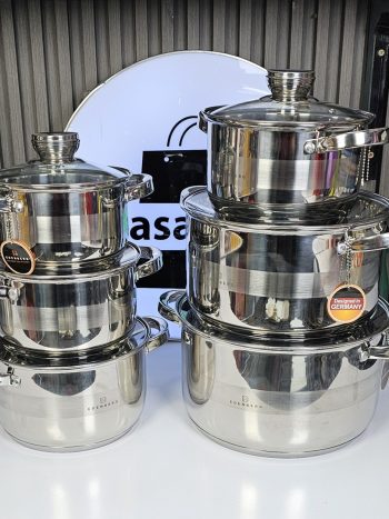 Edenberg 12pcs Stainless Steel Cookware Set EB-3731