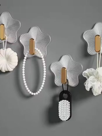 Kisasahome | No.1 Home Improvement Store in Kenya – Refresh Your Home This September 72 10pcs Star Shaped Self Adhesive Acrylic Hooks, Multifunctional Hooks, No Drilling, Strong Load-bearing, High Quality