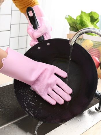 Silicone Washing Gloves