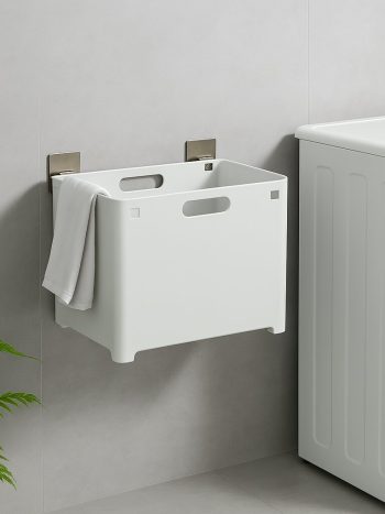 wall mounted storage basket