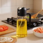 630ML Glass Oil Jar with sprayer