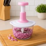 Multi-functional Hand Pushing Vegetable Grater Chopper