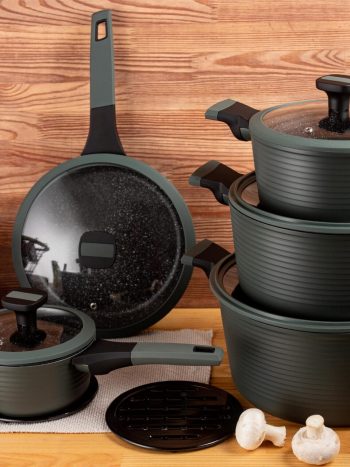 Edenberg 10pcs Marble Cookware set EB-5633 || Kisasahome