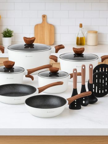 Edenberg 15pcs Marble Cookware Set EB-5622