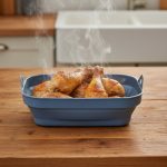 Reusable Silicone Air Fryer Paper, Oilproof Airfyer Paper, Food Grade Silicone Air fryer Liner