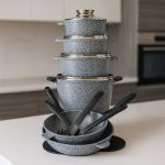 Edenberg 17pcs Marble Cookware set EB-8183