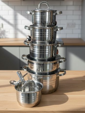 stainless steel cookware set