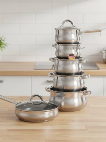 Edenberg 12pcs Stainless Steel Cookware Set EB-3720