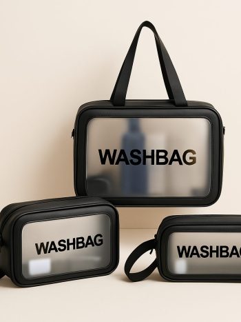 Kisasahome | Your 2026 Home Upgrade Starts Here 115 3Pcs Waterproof Wash Bag Pouch Set