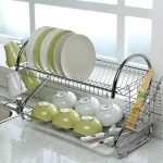 2 Layer stainless steel Dish Rack-1601