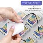 100pcs Disposable Lense Cleaning Wipes Scratch-free Phone Screen Monitors Mirror Glass Wipes