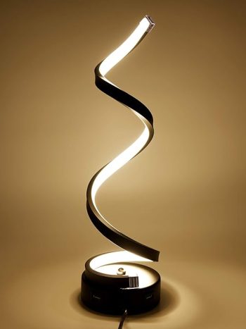 Vertical Spiral Table Lamp
