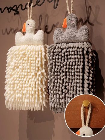 Cartoon Animal Chenille Drying Hand Towel— Kisasahome Kenya