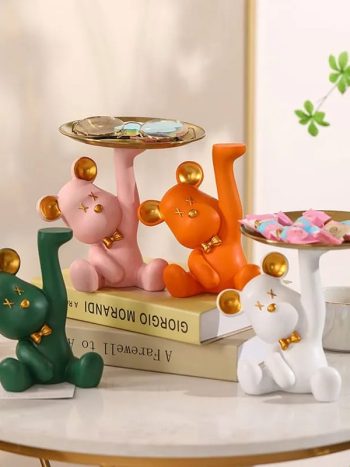 Cute Bear Decorative Household Key Receiver