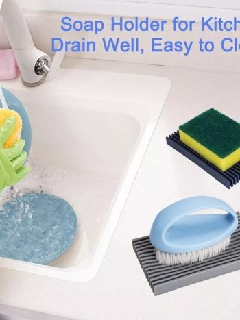 Silicone Soap Tray Drain Dish