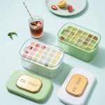 Ice Maker Press Box With Scoop