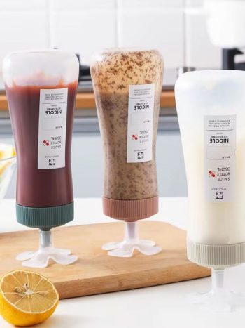 350ml Refillable Condiment Squeeze Sauce Bottle | Kisasahome Kenya