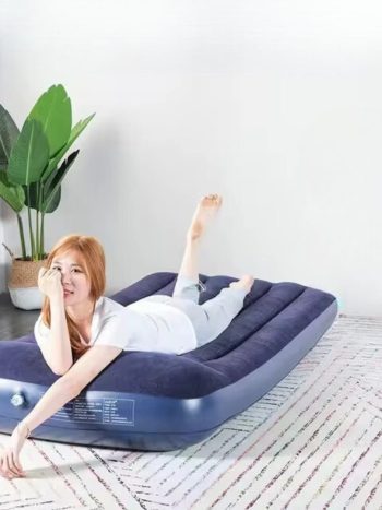 Intex Air Bed With Electric Pump 5*6 with Head Rest