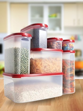 6-Piece Airtight Food Storage Containers Silicone Seal | Kisasahome Kenya