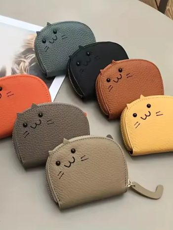 Cute Cat Purse Wallet Women PU Leather Card Holder | Kisasahome Kenya