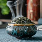 Ceramic Incense Burner, Home Aroma Diffuser, High Quality, Heat Resistant, Fireproof