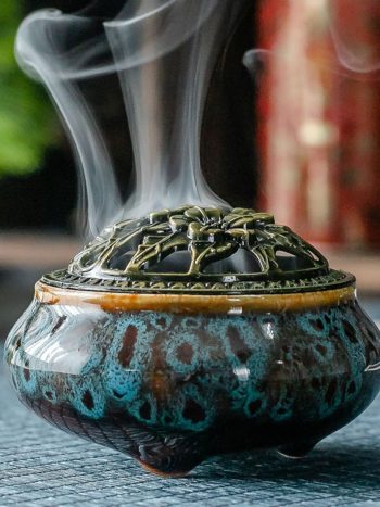Ceramic Incense Burner, Home Aroma Diffuser, High Quality, Heat Resistant, Fireproof
