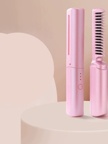 Rechargeable Electric Hair Straightener Comb
