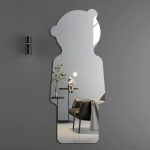 Dolly Shaped Peel & Stick Full-Length Mirror 45x120cm — Kisasahome Kenya 1 1739379265_Mirror2028229.jpg