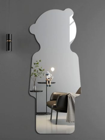 Dolly Shaped Peel & Stick Full-Length Mirror 45x120cm — Kisasahome Kenya