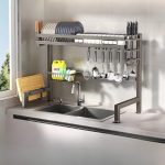 One Layer Over the Sink Dish Rack