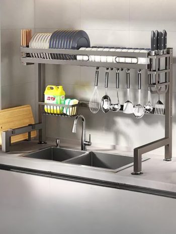 One Layer Over the Sink Dish Rack